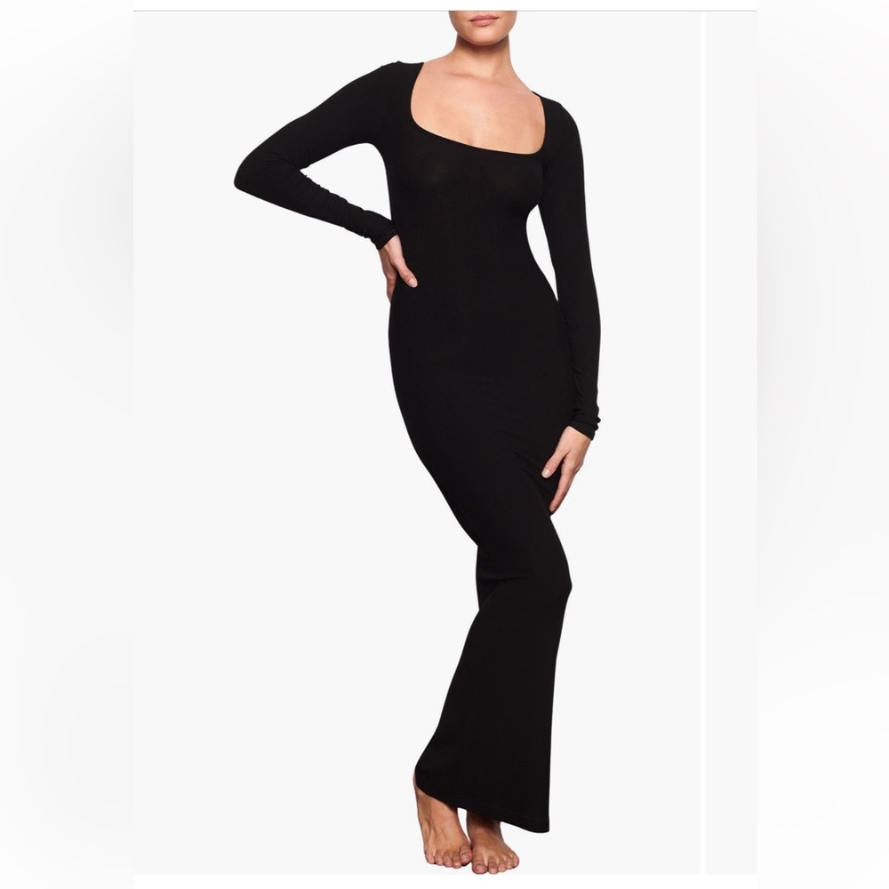 Viral SKIMS soft lounge long sleeve dress